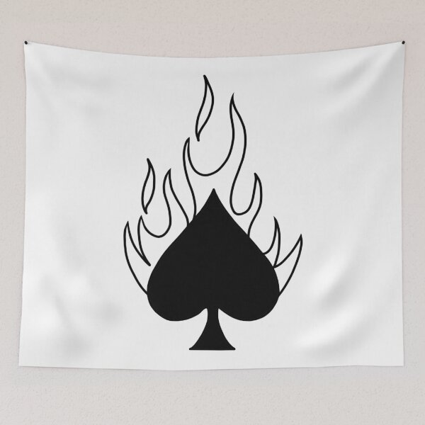 Item preview, Carnage - Spade w/ flames designed and sold by baileyyfaith.