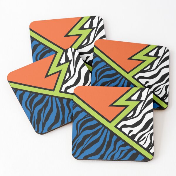 Item preview, Pizzazz 80's Blue Tiger Pattern designed and sold by LigeiaShoppe.