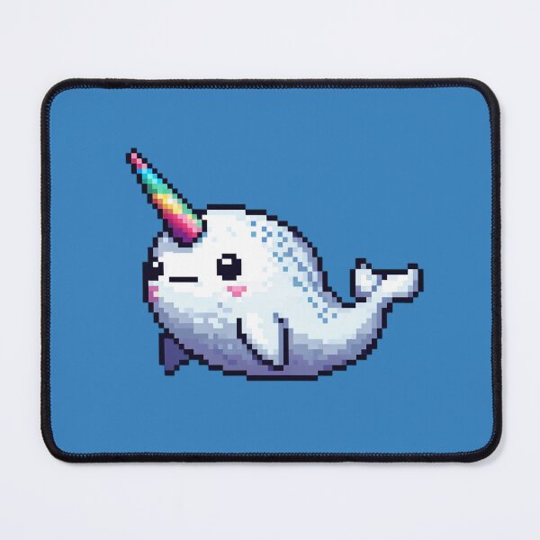 Item preview, 8-bit Narwhal designed and sold by greggfriedrice.