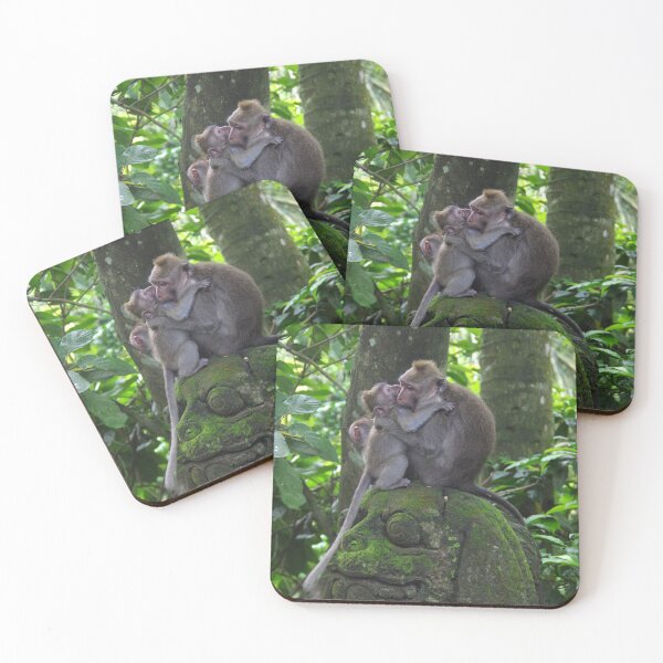 Item preview, Common Long-tailed Macaque (Macaca fascicularis ssp. fascicularis) in Ubud Bali, Indonesia designed and sold by The Botanical Jason.
