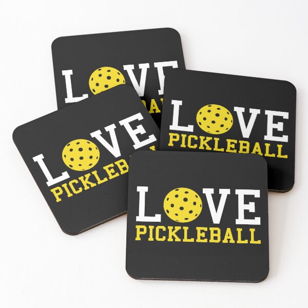 Item preview, Love Pickleball yellow ball lover sport game designed and sold by micarto.
