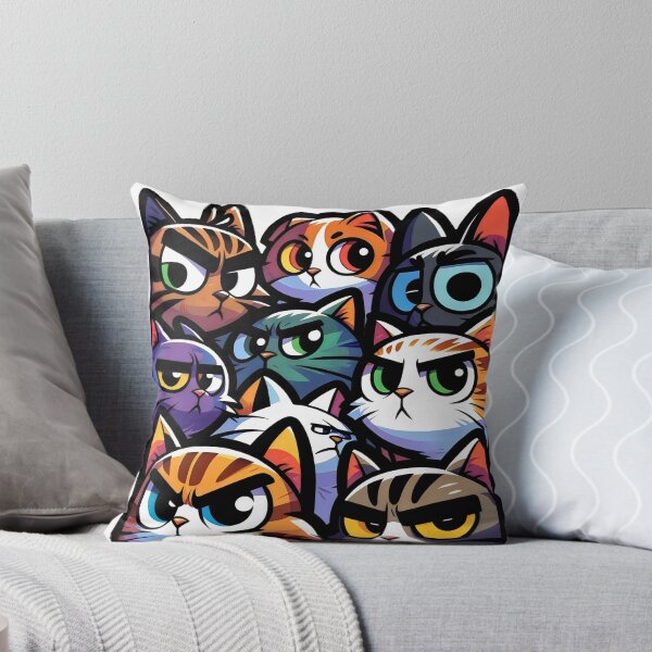 Item preview, suspicious cats designed and sold by Truck Stop One.