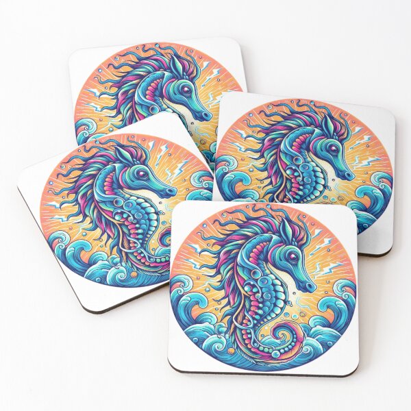 Item preview,  Funny animal sea blue horse emblem designed and sold by Expressions-Sel.