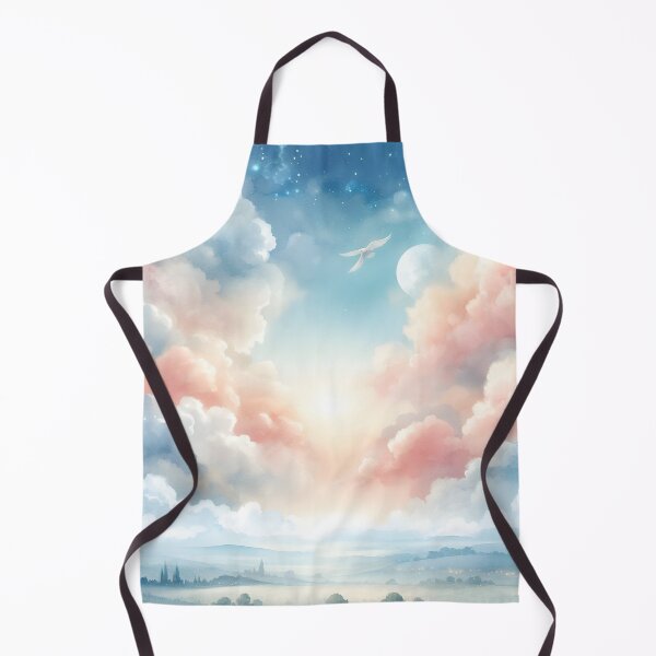 Item preview, Dreamy Watercolor Sky - Watercolor Clouds - Fantasy Watercolor Space designed and sold by stylishdzign.
