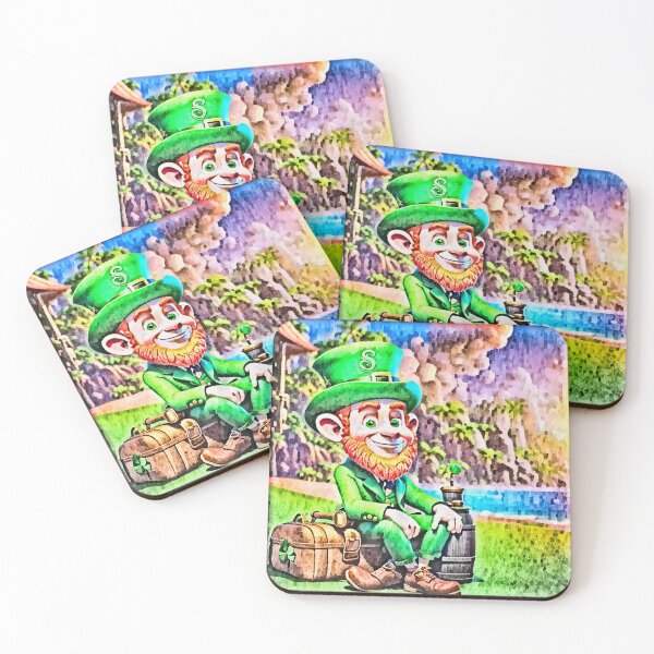 Item preview, Leprechaun on Vacation designed and sold by RedSparkles Designs.
