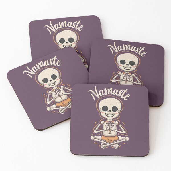 Item preview, A yogi in a peaceful namaste pose designed and sold by NiRia Spot.