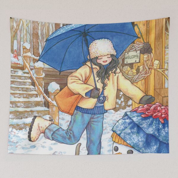 Item preview, Snow swimming designed and sold by rowonart.