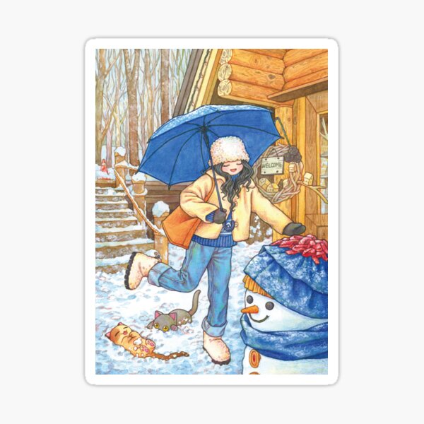 Item preview, Snow swimming designed and sold by rowonart.