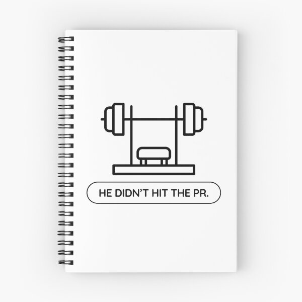 Item preview, He didn't hit the PR gym graphic designed and sold by FlammableTacoTS.