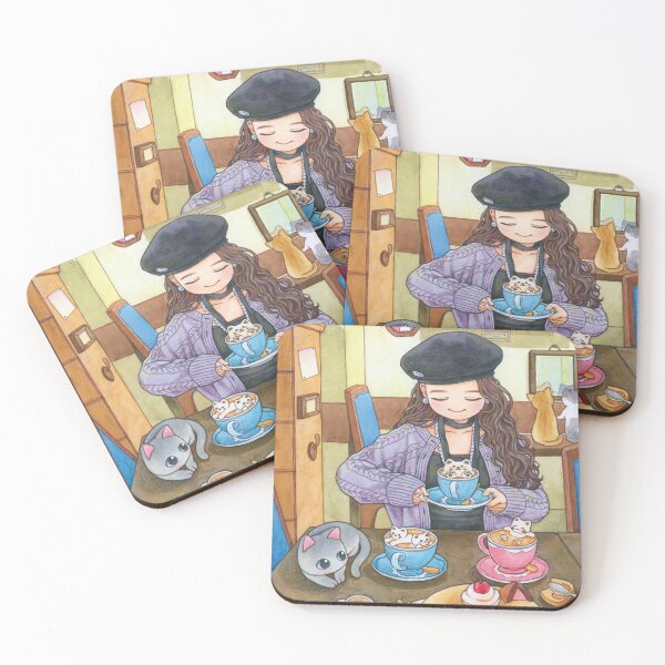 Item preview, a cat cafe designed and sold by rowonart.