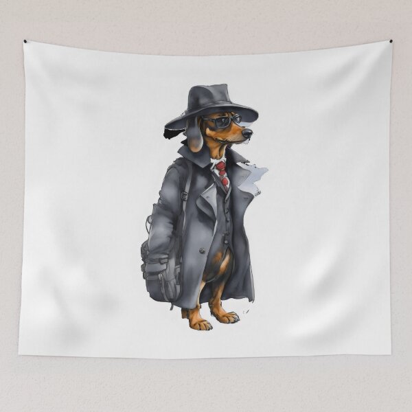Item preview, Detective Dachshund: Sleuthing Canine Companion designed and sold by MillennialVibe.