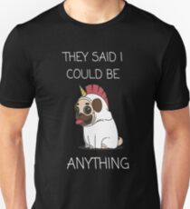 Cute dog unicorn design Unisex T-Shirt