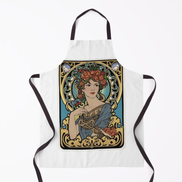 Item preview, 4 fingered hand, girl, intricate patterns and flowing lines of the art nouveau movement designed and sold by ArtshirtGroup.