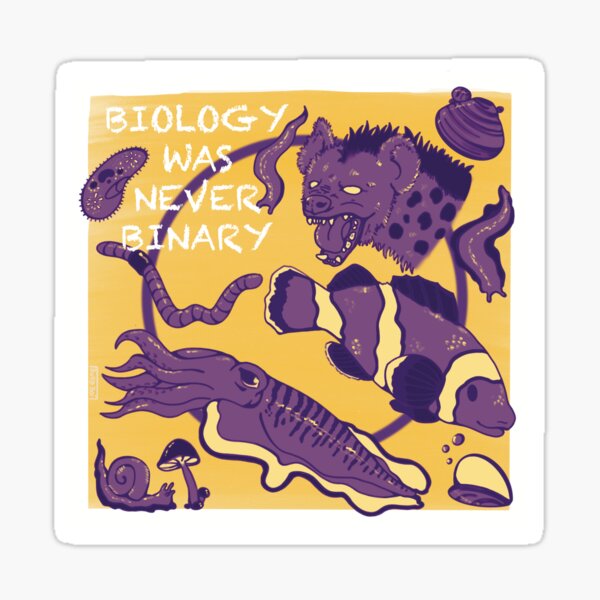 Aperçu de l'œuvre Animaux intersexes Sticker créée et vendue par Burboi.