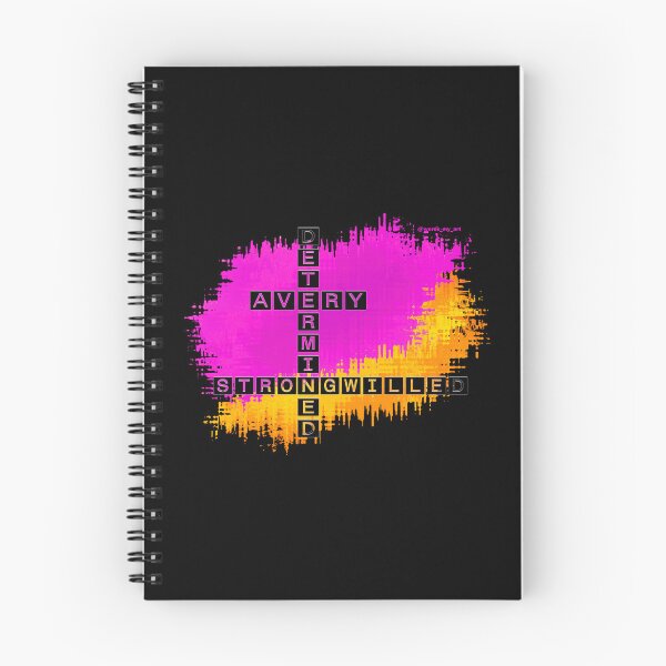 Item preview, Avery, Determined and Strongwilled, crossword designed and sold by words-my-art.