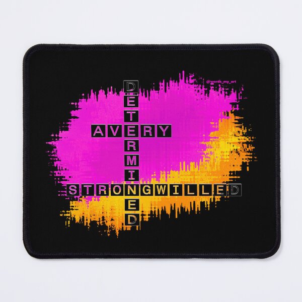 Item preview, Avery, Determined and Strongwilled, crossword designed and sold by words-my-art.
