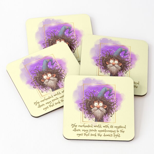 Item preview, Enchanted Mystical Magical World Wizard Funny Cartoon designed and sold by André Botes.