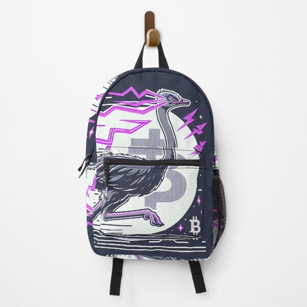 Item preview, $NOSS "Racing Elegance: Ostrich Unleashing Purple Lightning" designed and sold by zzz888.