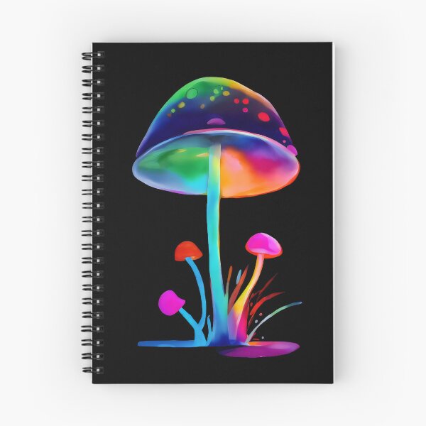 Item preview, Neon Fungi Fantasia: Vibrant Mushroom Cluster designed and sold by MillennialVibe.