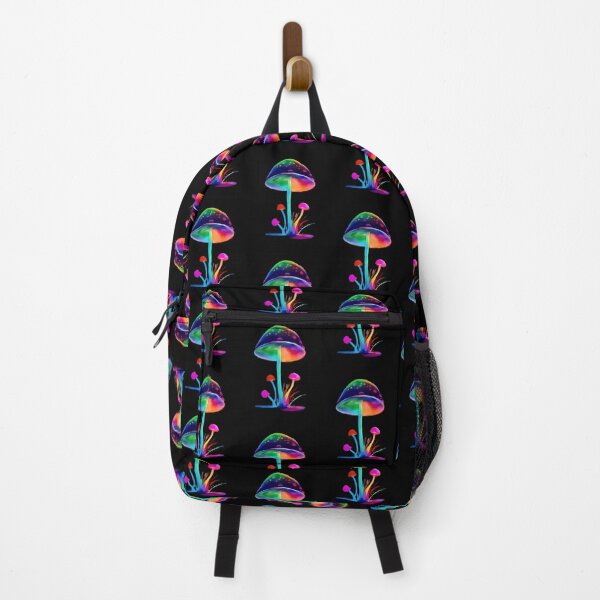 Item preview, Neon Fungi Fantasia: Vibrant Mushroom Cluster designed and sold by MillennialVibe.