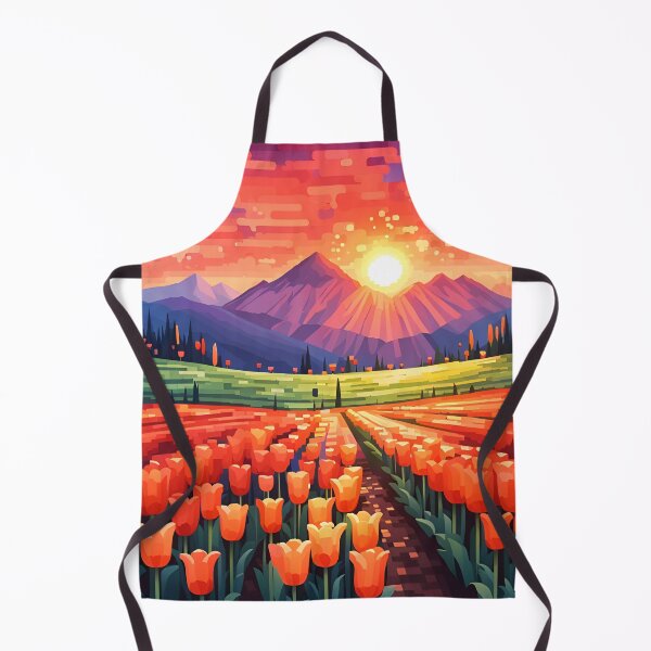Item preview, Tulip Field Sunset designed and sold by VeiledVision.
