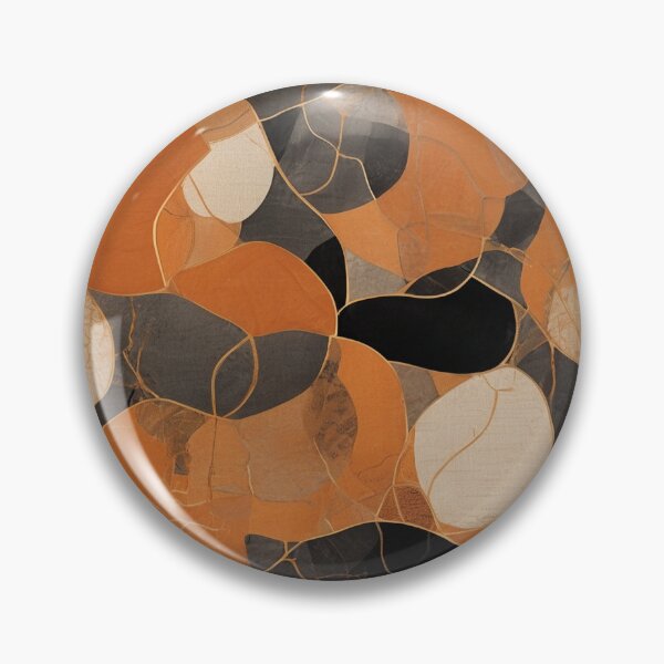Item preview, Dynamic Warmth: Orange and Black Circles designed and sold by Terrace36.