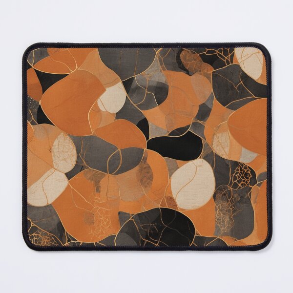 Item preview, Dynamic Warmth: Orange and Black Circles designed and sold by Terrace36.