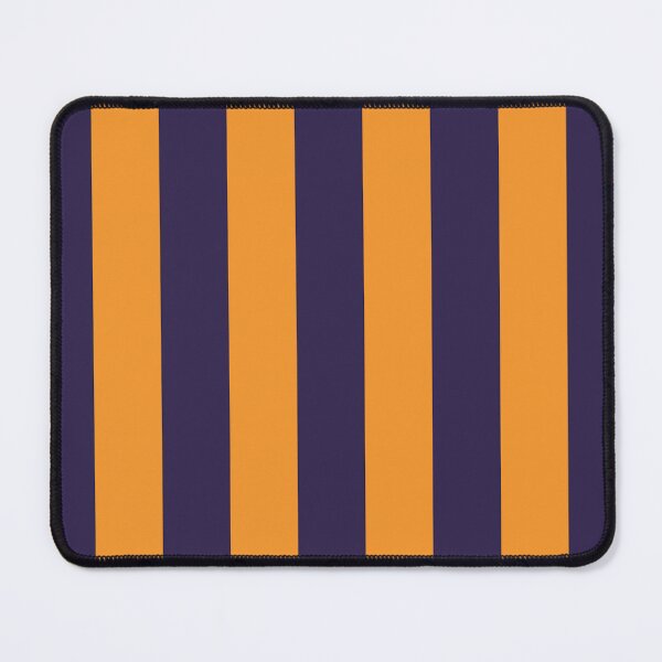 Item preview, Medium NAVY BLUE and ORANGE Vertical STRIPES designed and sold by RachelMacht.