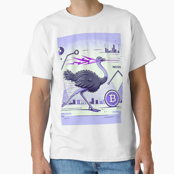 Item preview, $NOSS "Gallop of Wonder: Ostrich Unleashing Purple Lightning" designed and sold by zzz888.