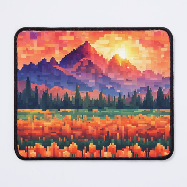 Item preview, Pixel Art Tulip Meadow designed and sold by VeiledVision.