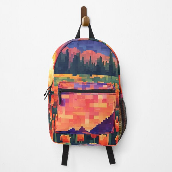 Item preview, Pixel Art Tulip Meadow designed and sold by VeiledVision.