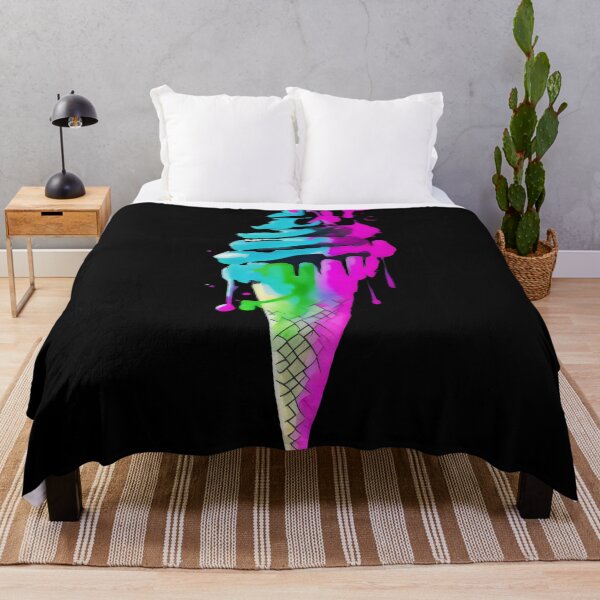 Item preview, Neon Delight: Abstract Ice Cream Cone designed and sold by MillennialVibe.