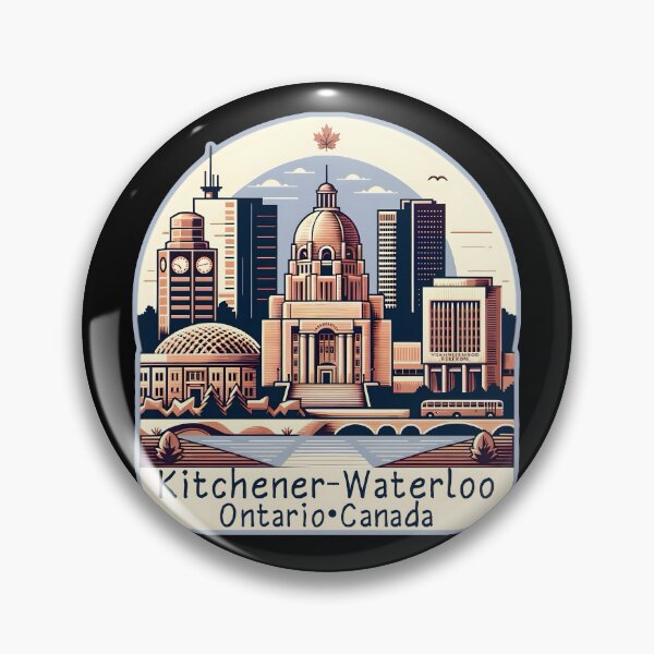 Item preview, Kitchener Waterloo Ontario Canada Vintage Travel designed and sold by Unitepeople.