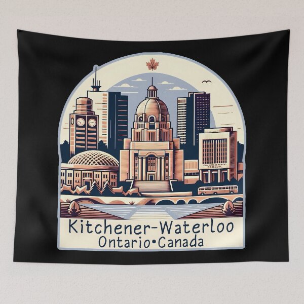 Item preview, Kitchener Waterloo Ontario Canada Vintage Travel designed and sold by Unitepeople.
