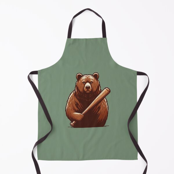 Item preview, Angry bear with baseball bat designed and sold by Vkinsify.