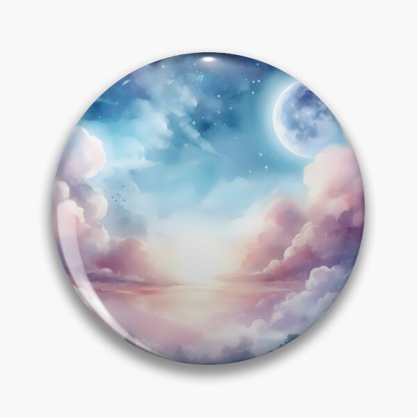 Item preview, Dreamy Watercolor Sky - Watercolor Clouds - Fantasy Watercolor Space designed and sold by stylishdzign.