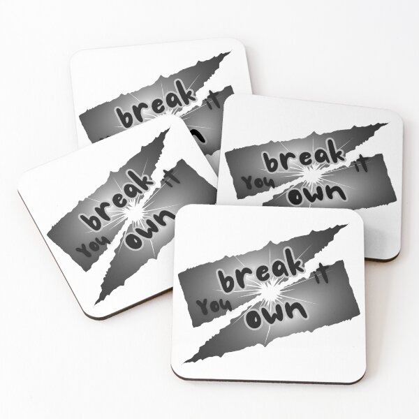 Item preview, you break it you own it designed and sold by Bimbybombashop.