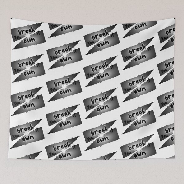 Item preview, you break it you own it designed and sold by Bimbybombashop.