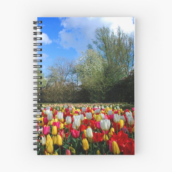 Item preview, Colorful Tulip Garden: Vibrant Blooms under Sunny Skies designed and sold by InbalTurShalom.