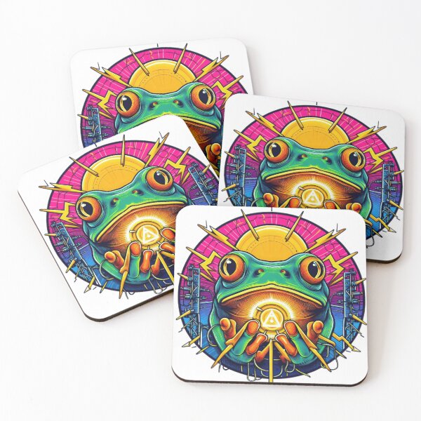 Item preview, Funny animal frog emblem designed and sold by Expressions-Sel.
