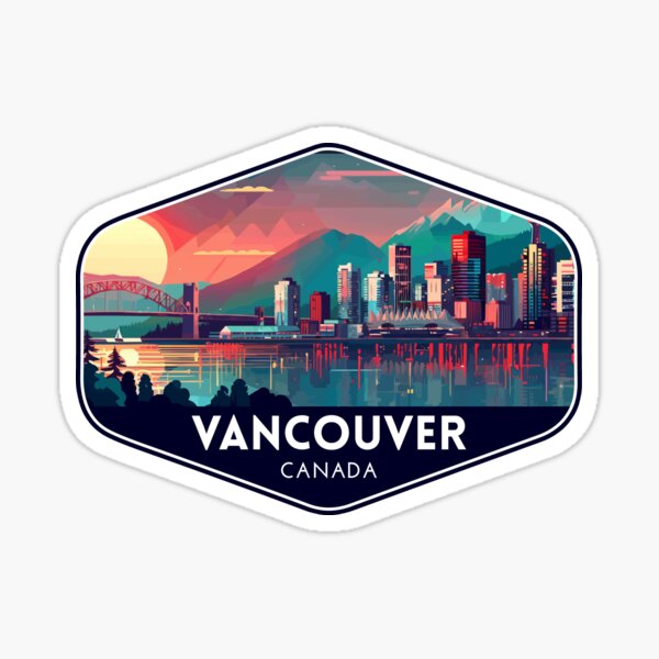 Item preview, Vancouver Canada Travel Art designed and sold by electricninja.