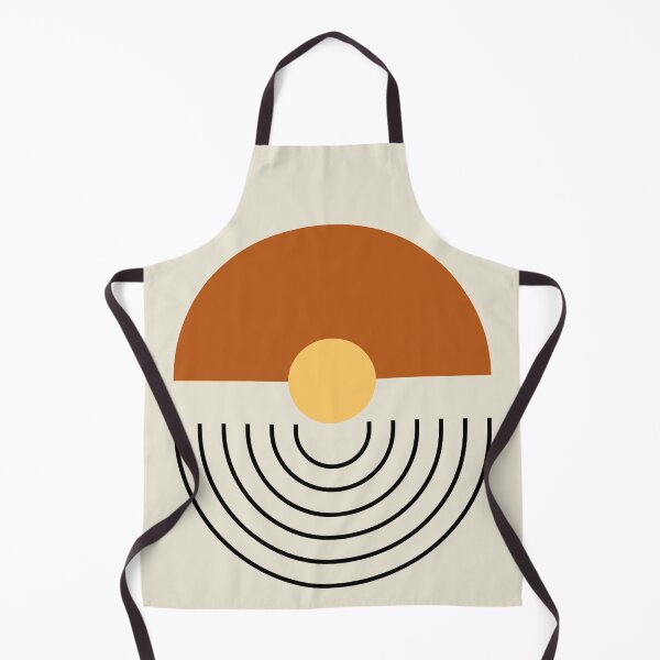 Item preview, Minimal Geometrical Mid Century Beige Boho Chic Digital Art Print designed and sold by Vintage Eclectic Visuals.