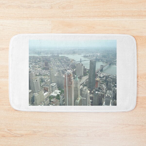 Item preview, Aerial View of  Lower Manhattan, Manhattan, Brooklyn Bridges, New York City  designed and sold by lenspiro.
