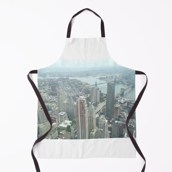 Item preview, Aerial View of  Lower Manhattan, Manhattan, Brooklyn Bridges, New York City  designed and sold by lenspiro.