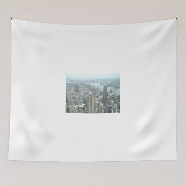 Item preview, Aerial View of  Lower Manhattan, Manhattan, Brooklyn Bridges, New York City  designed and sold by lenspiro.