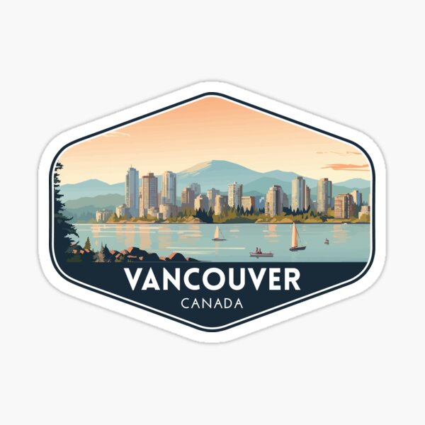 Item preview, Vancouver Canada Travel Art designed and sold by electricninja.