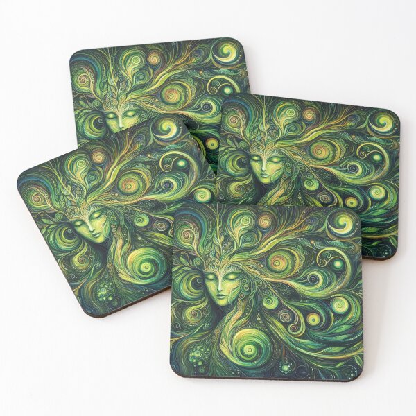 Item preview, Green Mother Nature designed and sold by HarmonyandSage.