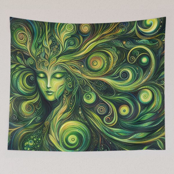 Item preview, Green Mother Nature designed and sold by HarmonyandSage.
