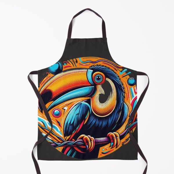 Item preview, Funny animal emblem toucan designed and sold by Expressions-Sel.