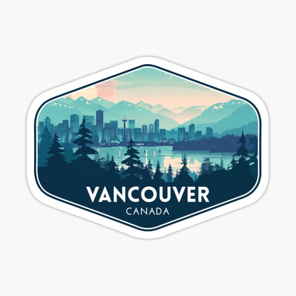 Item preview, Vancouver Canada Travel Art designed and sold by electricninja.